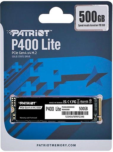SSD диск Patriot P400 Lite 500GB (P400LP500GM28H) фото 4