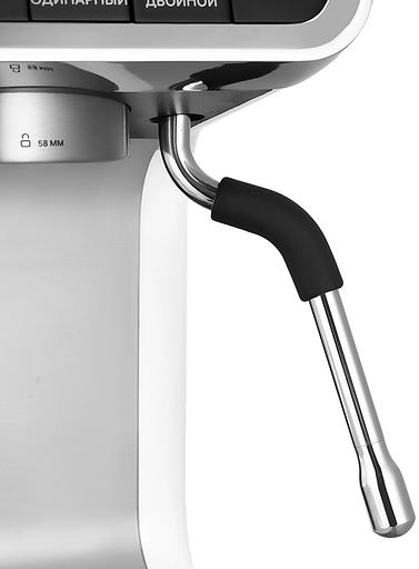 Кофеварка рожковая Kitfort КТ-7170 2900Вт серебристый/черный фото 6