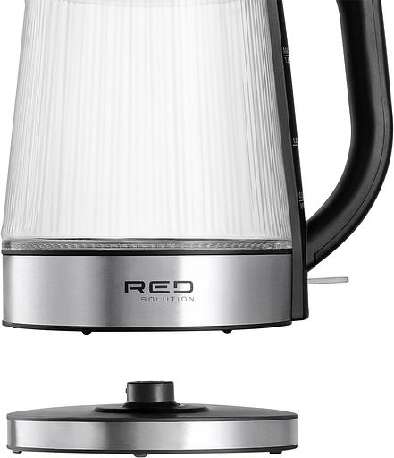 Чайник электрический Red Solution G121 1.8л. 2200Вт черный/серебристый корпус: стекло/металл/пластик фото 7