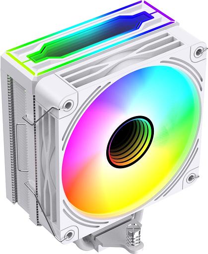 Устройство охлаждения(кулер) Bloody BD-AC205-ARGB1 ARGB Soc-AM5/AM4/1151/1200/2066/1700 белый 4-pin 14-26dB Al+Cu LCD 205W 513gr Ret (BD-AC205-ARGB1-WH) фото 2