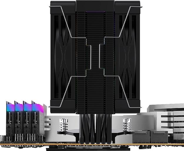 Устройство охлаждения(кулер) Bloody BD-AC230-ARGB1 ARGB Soc-AM5/AM4/1151/1200/2066/1700 черный 4-pin 22-32dB Al+Cu LCD 230W 715gr Ret (BD-AC230-ARGB1-BK) фото 7