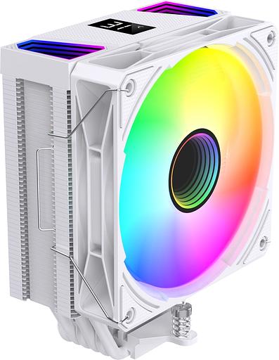 Устройство охлаждения(кулер) Bloody BD-AC220-ARGB1 ARGB Soc-AM5/AM4/1151/1200/2066/1700 белый 4-pin 14-26dB Al+Cu LCD 220W 596gr Ret (BD-AC220-ARGB1-WH) фото 2