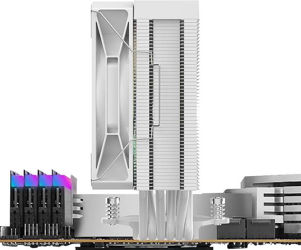 Устройство охлаждения(кулер) Bloody BD-AC220-ARGB1 ARGB Soc-AM5/AM4/1151/1200/2066/1700 белый 4-pin 14-26dB Al+Cu LCD 220W 596gr Ret (BD-AC220-ARGB1-WH) фото 7