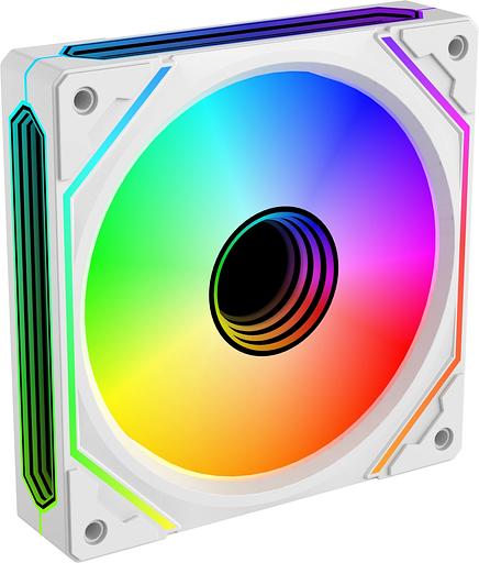 Вентилятор для корпуса Bloody BD-CF120ARGB5 ARGB 120х120x25 белый 4-pin 26дБ (BD-CF120ARGB5-WH) Ret фото 2