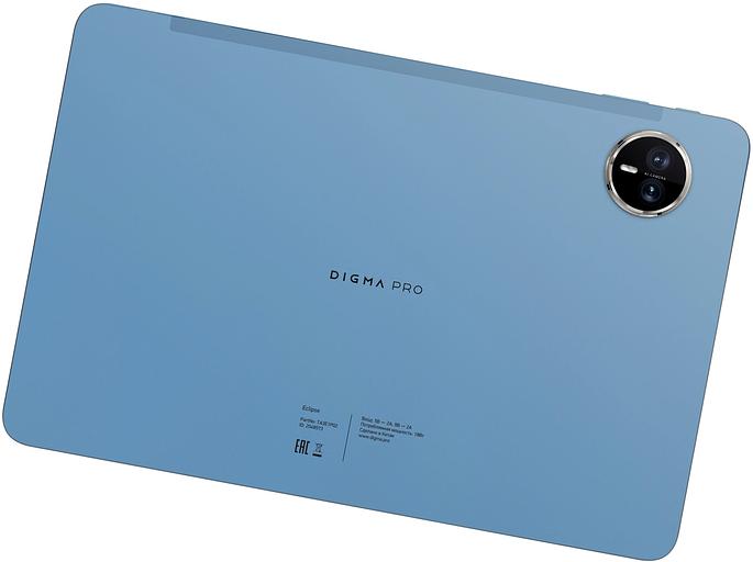 Планшет Digma Pro Eclipse T616 (2.0) 8C RAM8Gb ROM256Gb 11" In-Cell 1920x1200 4G 2Sim Android 14 голубой 20Mpix 8Mpix BT WiFi microSD 1Tb 8000mAh фото 6