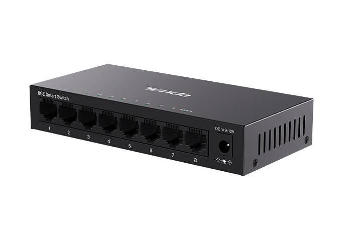 Tenda TEG2208D Коммутатор облачный управляемый, 8x1 Гбит/с, настольный, металлический корпус фото 2