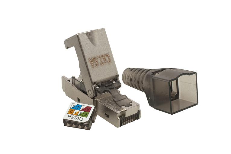 Коннектор SUPRLAN 10-0240 8P8C STP 6A (RJ-45) безынструментальный фото 1