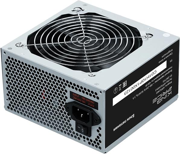 Блок питания KingPrice ATX 400W KPPSU400 (20+4pin) 120mm fan 3xSATA фото 2