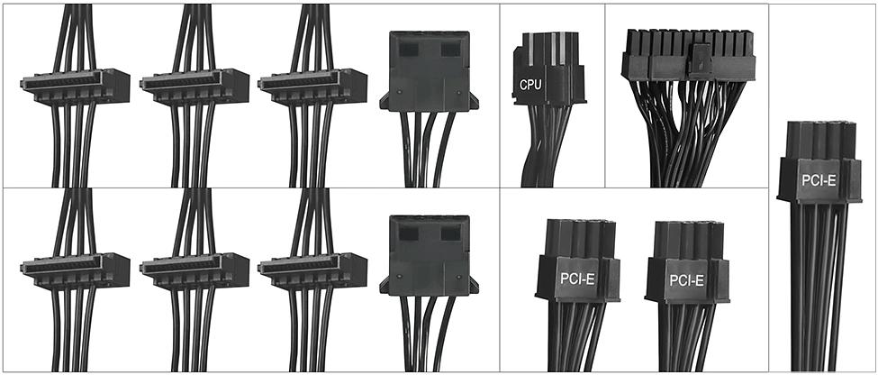 Блок питания Digma ATX 750W DPSU-750W-WH 80 PLUS WHITE (20+4pin) APFC 120mm fan 6xSATA RTL фото 9