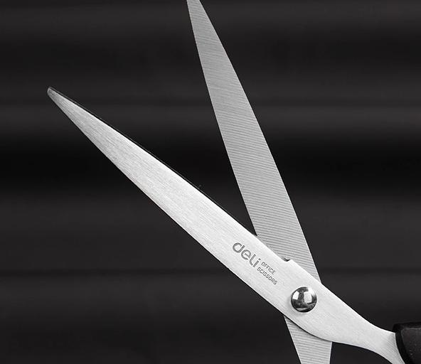 Ножницы Deli EM610 офисные 180мм ручки пластиковые сталь ассорти чехол с европод. фото 2