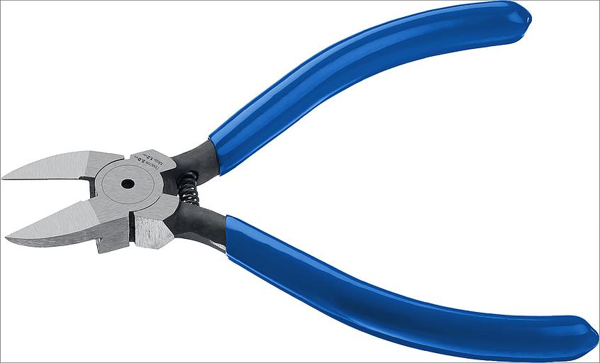 Бокорезы "БУЛЬДОГ Мини", для пластика и меди, хромоникелевая сталь, обливные рукоятки, особочистый рез заподлицо, 125 мм, ЗУБР Профессионал фото 1