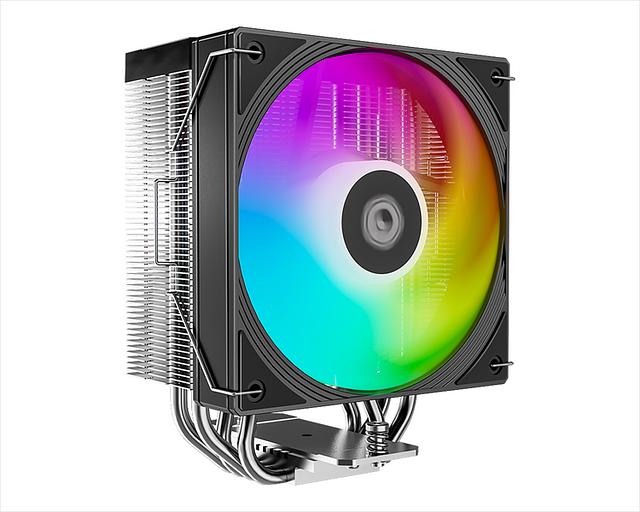 Кулер для процессора ID-COOLING FROZN A410 SE ARGB LGA1700/1200/115X/AM5/AM4 (10шт/кор, TDP 180W, PWM, 4 тепл.трубки прямого контакта, ARGB FAN 120mm, черный) RET фото 1