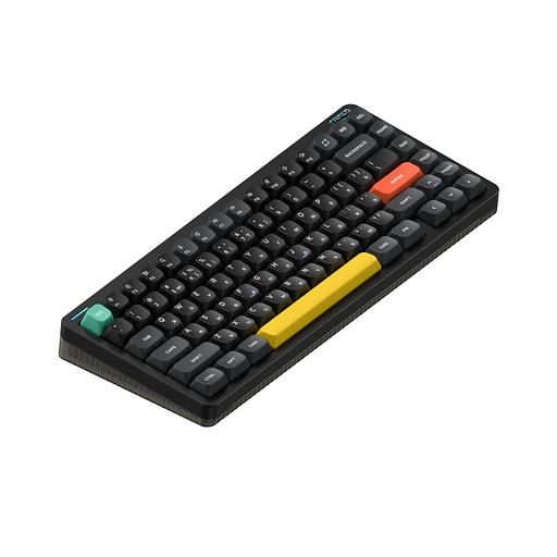 Беспроводная механическая клавиатура QMK Nuphy Halo75 V2 Obsidian Black, RGB, Hot Swap, Mint Switch фото 1