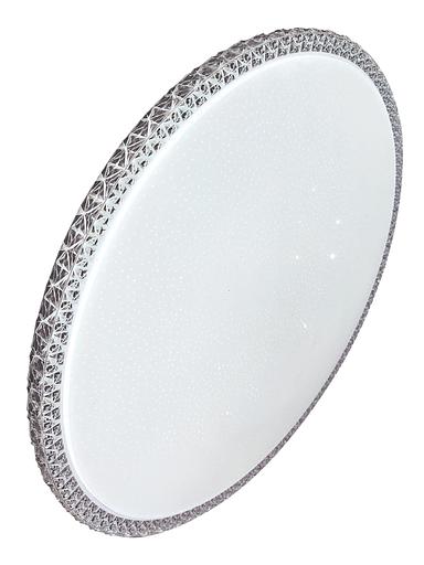 Светильник светодиодный ДБО-24 Вт настенно-потолочный MYSTERY 230В 4000K 1560Лм 279x66мм серебро фото 1