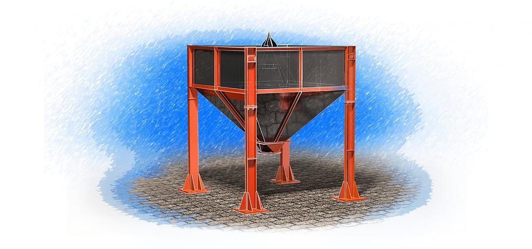 Станция растаривания контейнеров типа Биг-Бэг фото 1