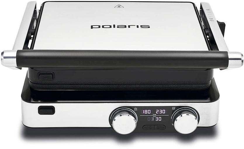 Электрогриль Polaris PGP 2302D серебристый фото 3