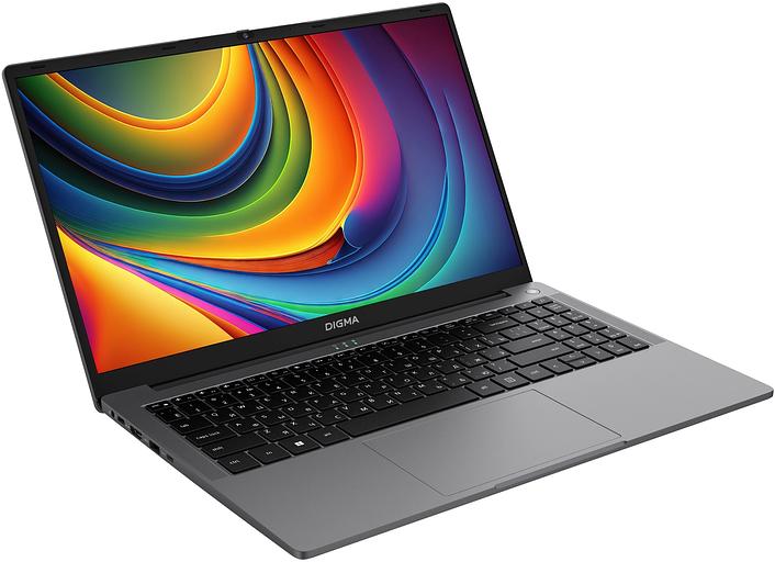 Ноутбук Digma EVE i5980 Core M3 8100Y 16Gb SSD512Gb Intel UHD Graphics 615 15.6" IPS FHD (1920x1080) Windows 11 Professional grey WiFi BT Cam 5000mAh (DN15CM-ADXW01) фото 3