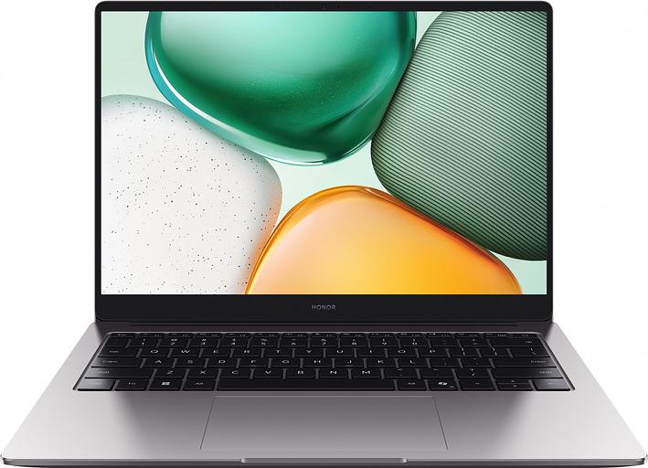 Ноутбук Honor MagicBook X14 GDG-X Core i5 12450H 16Gb SSD512Gb Intel UHD Graphics 14" IPS FHD+ (1920x1200) Free DOS grey WiFi BT Cam (5301ALWW) фото 1