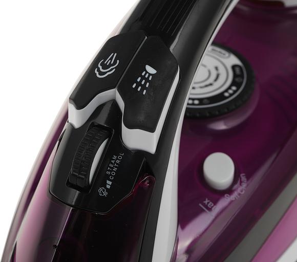 Утюг Centek CT-2344 VIOLET 2400Вт, керамическая подошва, мощный паровой удар, самоочистка, 330мл фото 5