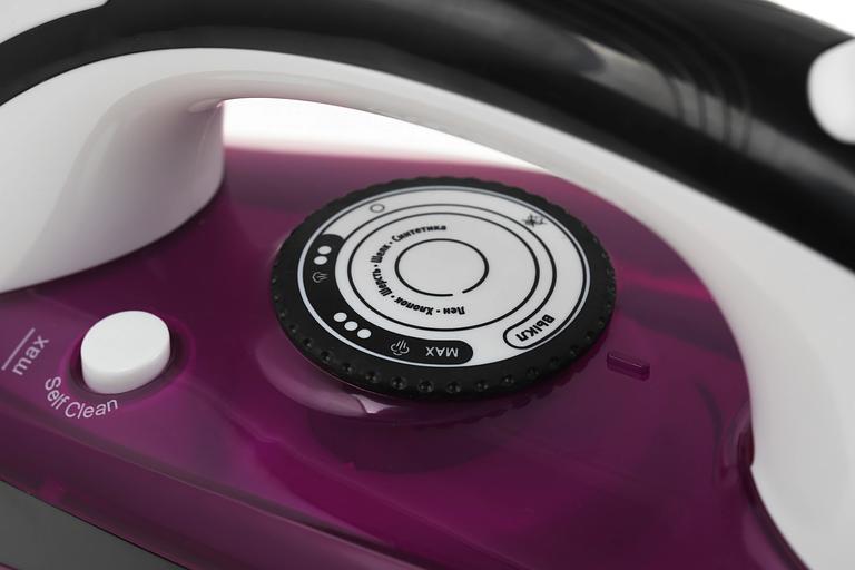 Утюг Centek CT-2344 VIOLET 2400Вт, керамическая подошва, мощный паровой удар, самоочистка, 330мл фото 8