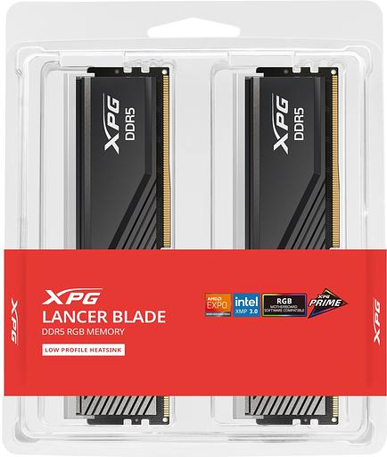 Память DDR5 2x16GB 6400MHz A-Data AX5U6400C3216G-DTLABRBK XPG Lancer RGB RTL PC5-51200 CL32 DIMM 288-pin 1.4В kit dual rank с радиатором Ret фото 4