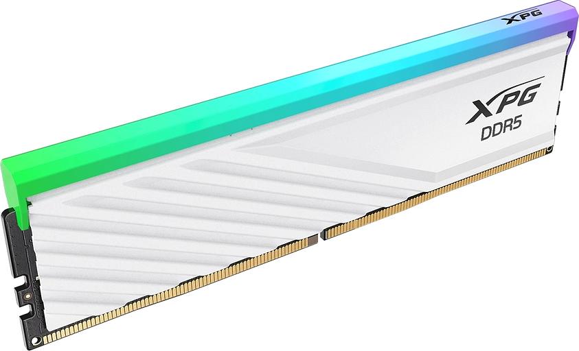 Память DDR5 2x16GB 6400MHz A-Data AX5U6400C3216G-DTLABRWH XPG Lancer RGB RTL PC5-51200 CL32 DIMM 288-pin 1.4В kit dual rank с радиатором Ret фото 2