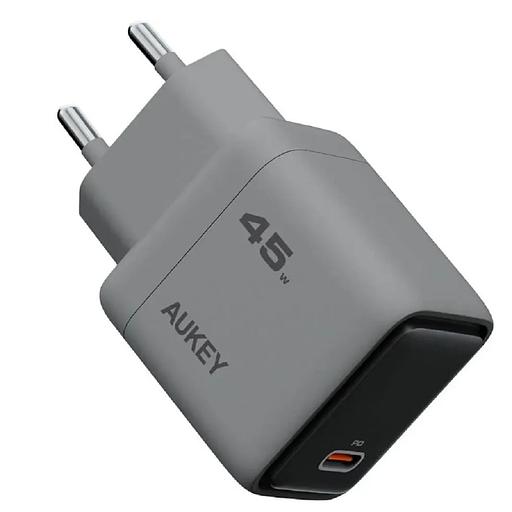 Сетевое зарядное устройство Aukey Comet 45W Gray фото 1