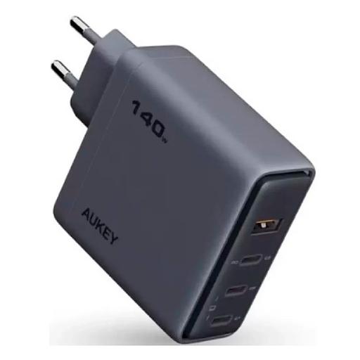 Сетевое зарядное устройство Aukey Comet Mix 140W 3C+A Gray фото 1