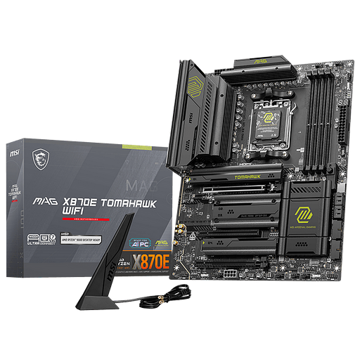 Материнская плата MSI MAG X870E TOMAHAWK WIFI SocketAM5 AMD X870 4xDDR5 ATX AC`97 8ch(7.1) 5Gigabit RAID+HDMI фото 1