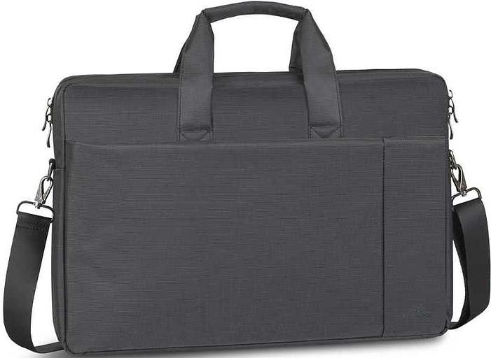 Сумка для ноутбука 17.3" Riva 8257 черный полиэстер (8257 BLACK) фото 3