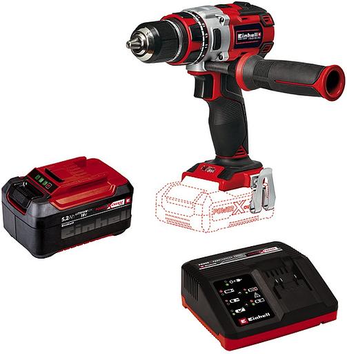 Дрель-шуруповерт Einhell PXC TE-CD 18 Li Brushless аккум. патрон:быстрозажимной (4513850SET) фото 1