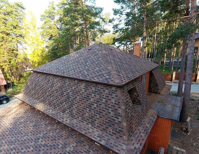 Гибкая черепица Döcke PIE Premium «Генуя» амаретто опт фото 7