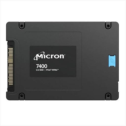 Micron 7400 MAX 3.2TB NVMe U.3 (15mm) PCIe NVMe Gen4 1x4 (v1.4) R6600/W3500MB/s 3D TLC MTTF 2М 800K/347K IOPS SSD Enterprise Solid State Drive, 1 year, OEM фото 2