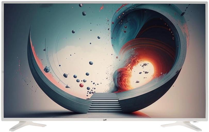 Телевизор LCD 43" 4K UHD WHITE SALUT SMART 43U691T LEFF фото 5