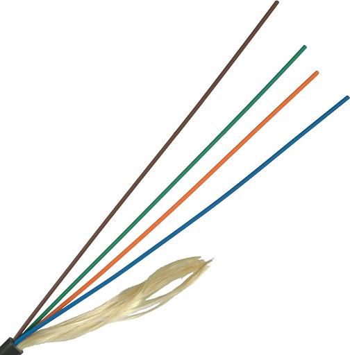 Кабель распределительный Lanmaster LAN-OFC-DU8-M3-HF 8x 50/125 OM3 универсальный LSZH 1м фото 1