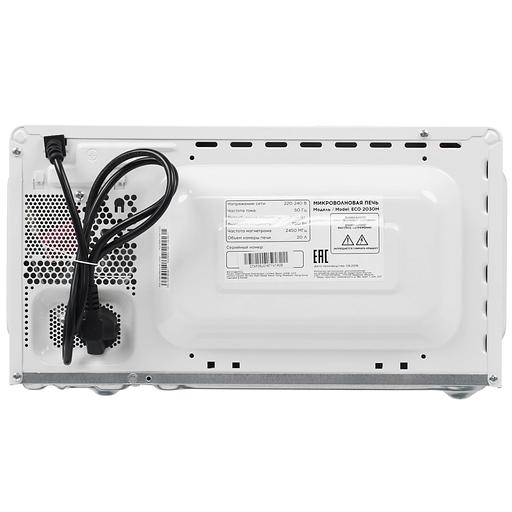 Микроволновая печь ECON ECO-2030M белый 20л 700Вт поворотный механизм фото 6