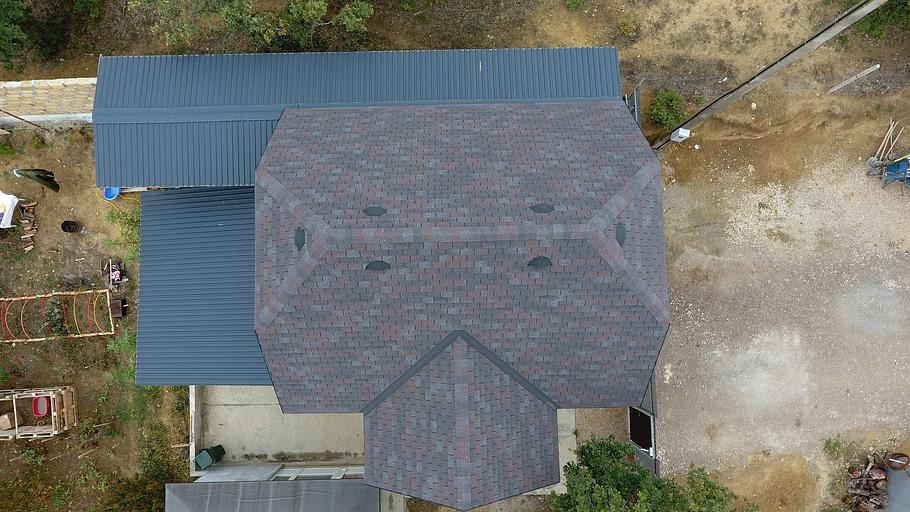 Гибкая черепица Döcke PIE Premium «Цюрих» изюм опт фото 3