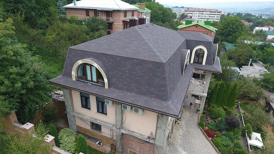 Гибкая черепица Döcke PIE Premium «Цюрих» изюм опт фото 5