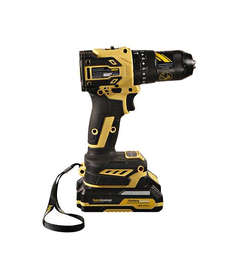 Дрель-шуруповерт аккумуляторная бесщеточная ударная PLATINUM в кейсе 18 В 65Нм патрон 13мм 2х2Ач фото 5