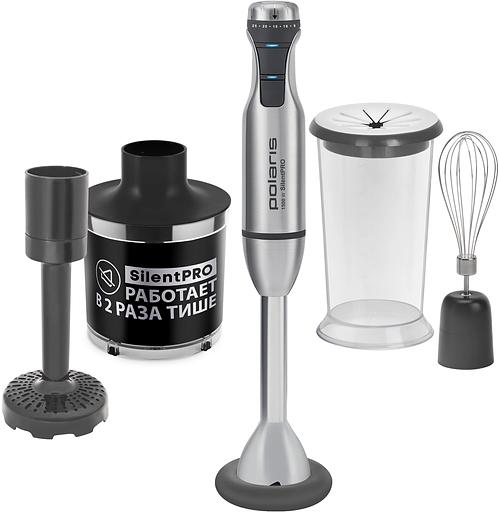 Блендер погружной Polaris PHB 1583L Silent 1500Вт серебристый фото 1