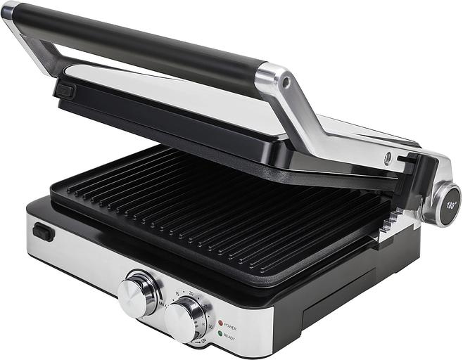 Электрогриль Polaris PGP 2402 2000Вт серебристый фото 9