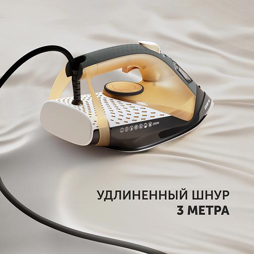 Утюг Polaris PIR 2860AK 2800Вт оранжевый/черный фото 8