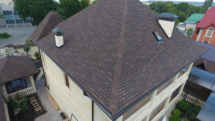 Гибкая черепица Döcke PIE Premium «Женева» арахис опт фото 2