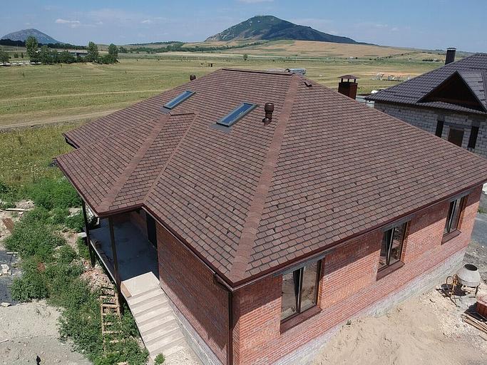 Гибкая черепица Döcke PIE Premium «Женева» арахис опт фото 7