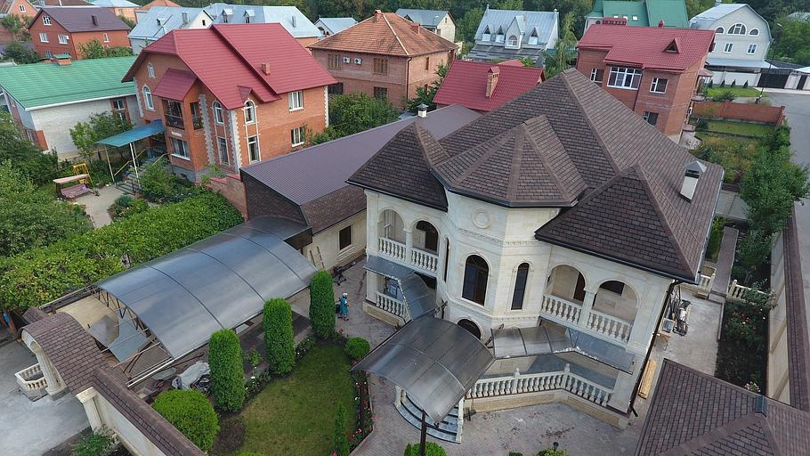 Гибкая черепица Döcke PIE Premium «Женева» арахис опт фото 9