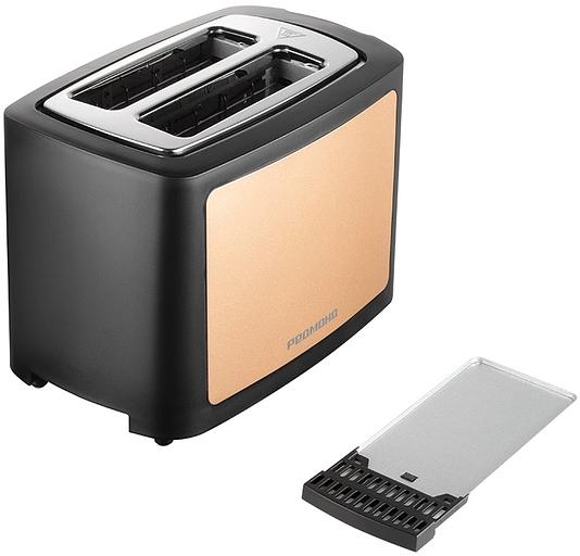 Тостер Редмонд T901 900Вт черный/бронзовый фото 3