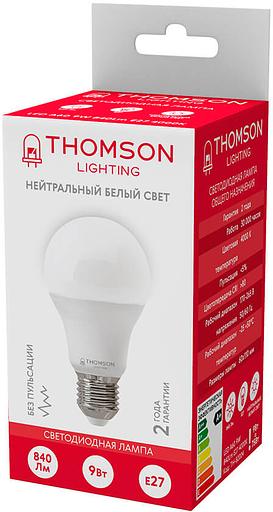 Лампа светодиодная Thomson TH-B2024 10Вт цок.:E27 свеча 220B 4000K св.свеч.бел.нейт. Candle (упак.:1шт) фото 4