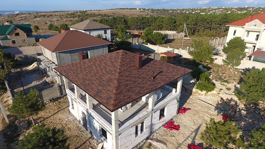 Гибкая черепица Döcke PIE Premium «Женева» кофе опт фото 4