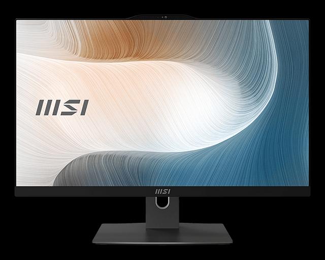 MSI Modern AM242P 1M AiO 23,8" FHD (1920x1080)IPS AG Non-touch,Core i7-150U (1.8GHz),16Gb DDR5(2*8GB),512GB SSD M.2, Intel UHD, WiFi,BT, camera,WirelessKB&mouse Eng/Rus, No OS,1y,Black фото 1