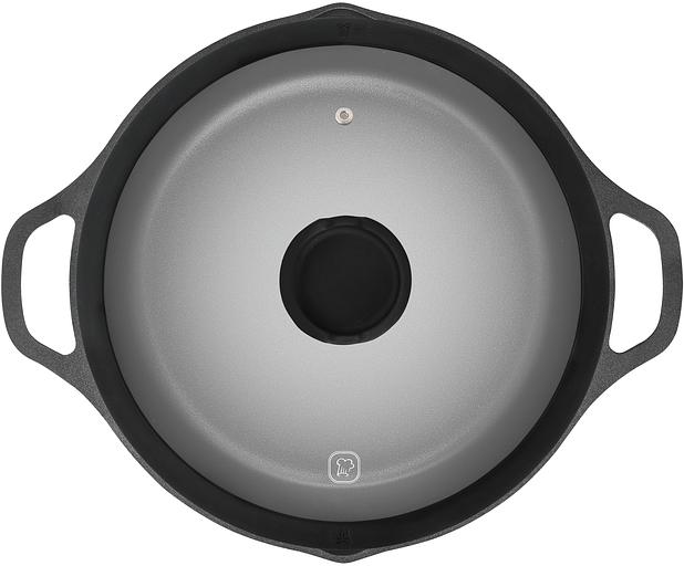 Сотейник Rondell Pacific RDA-1907 d=28см (с крышкой) графитовый фото 3